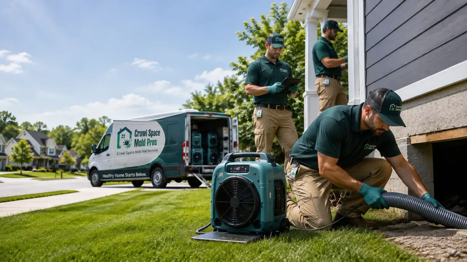 Crawl Space Mold Removal in Britt, MN